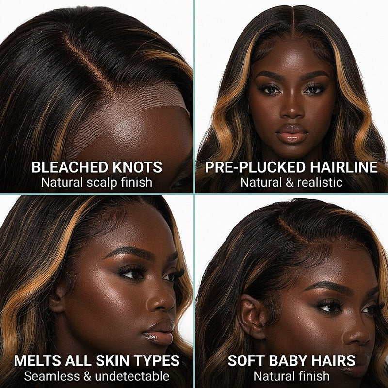 Sunset Muse Body Wave Highlight Wig