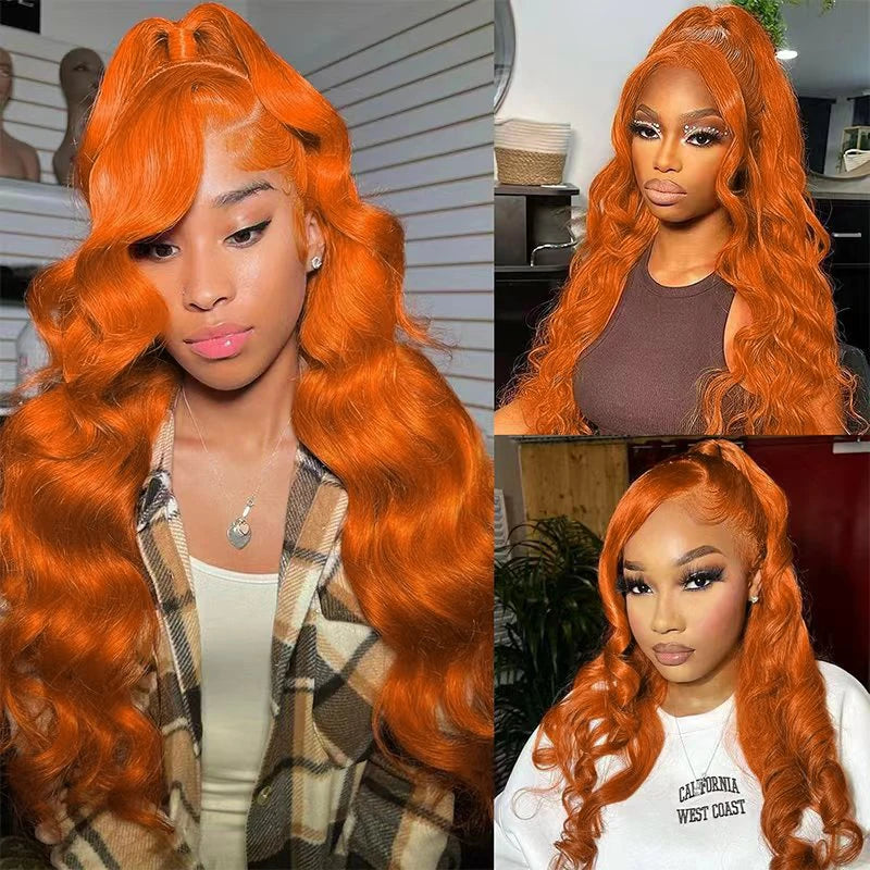 Burnt Ember Body Wave Lace Wig