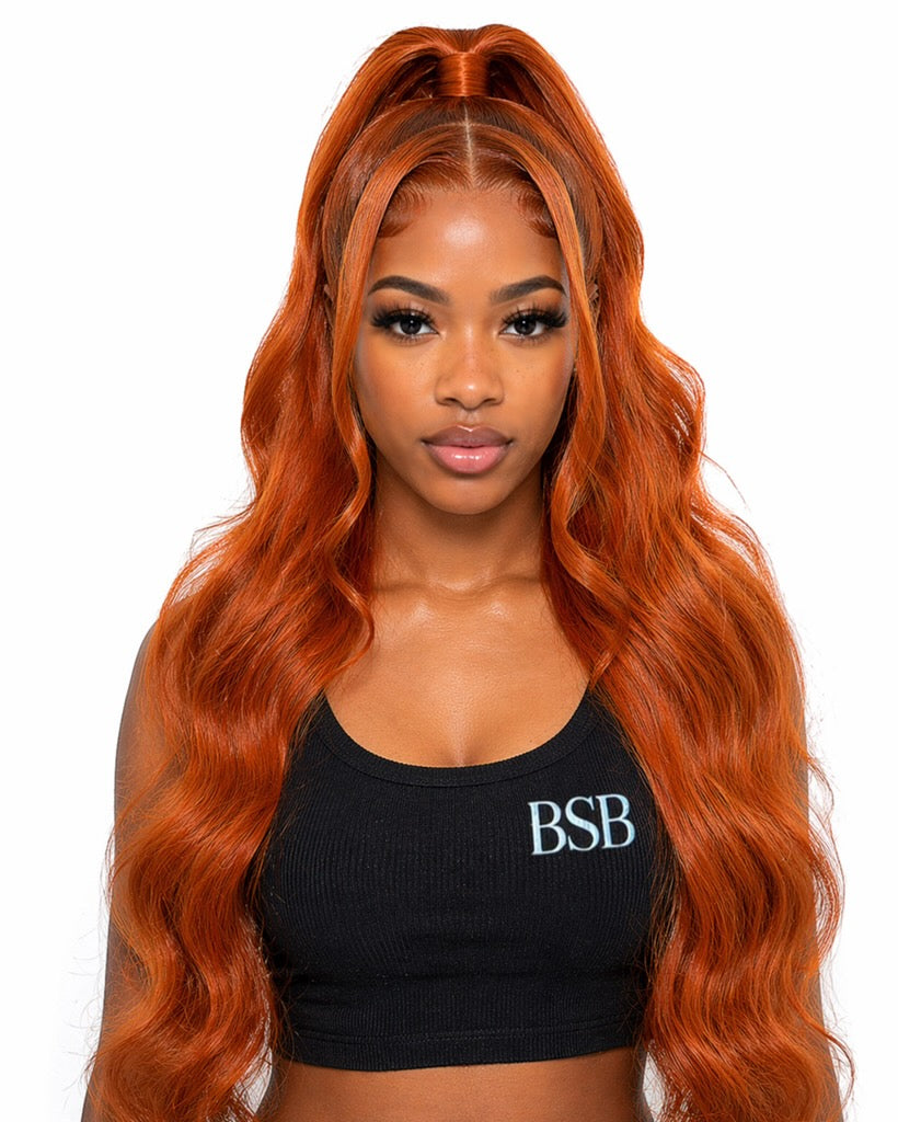 Burnt Ember Body Wave Lace Wig